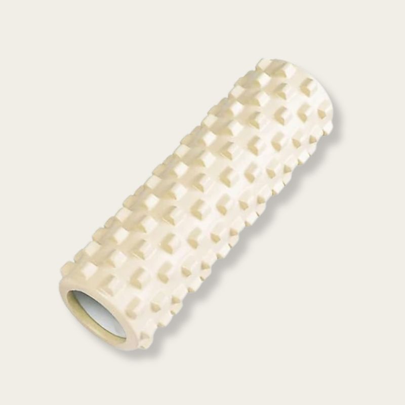 Rouleau de massage musculaire blanc petit modèle