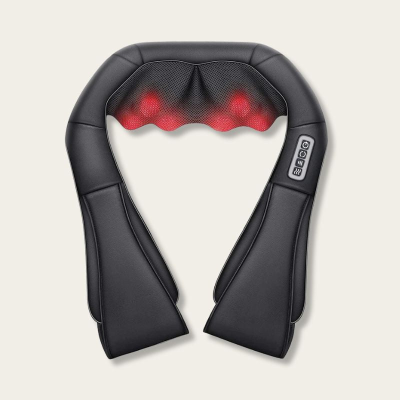 coussin massant shiatsu noir