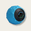 Balle de massage vibrante bleue vue de face