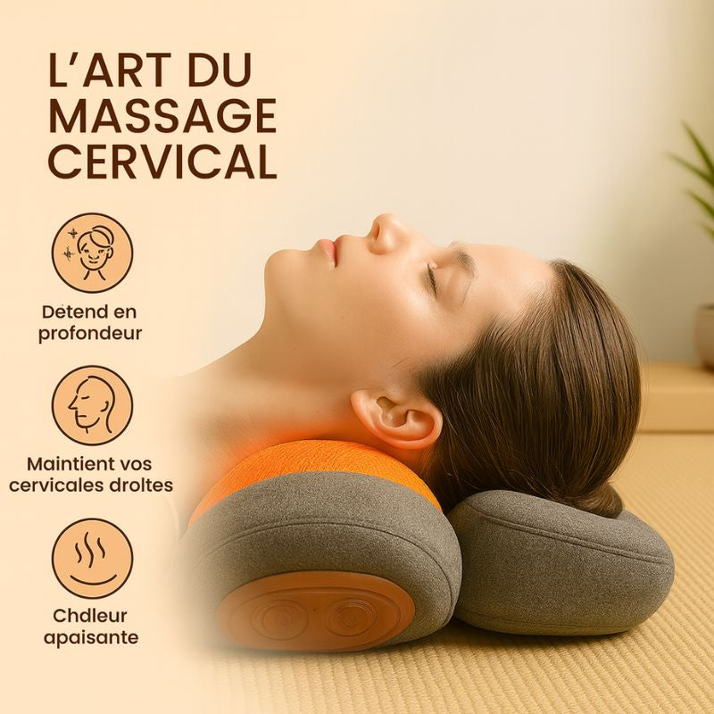 bienfait du coussin massant cervicales