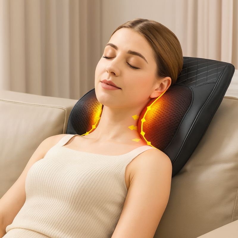 Coussin massant dos pour sportif