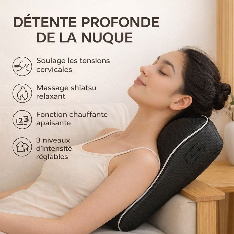 bienfaits du coussi manssant dos et nuque