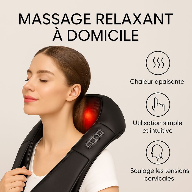 coussin massant shiatsu relaxation