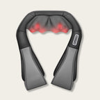 coussin massant shiatsu gris