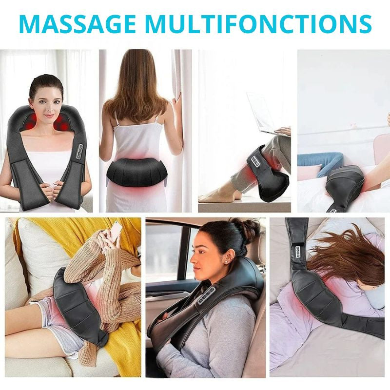 coussin massant shiatsu multifonctions