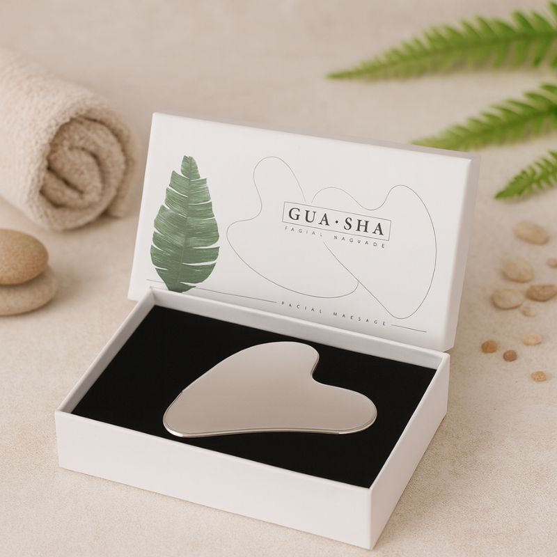 Coffret Gua Sha en acier inoxydable 