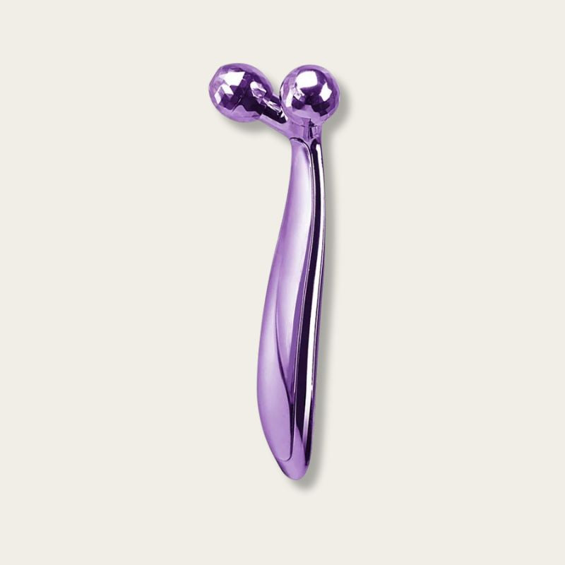 Roll on visage violet double rouleau 3D 