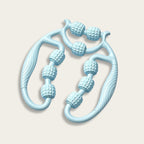 Rouleau de massage mollet bleu ergonomique pour soulager les jambes