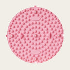 Tapis acupression pieds rond rose 50 cm pour massage relaxant